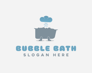 Weather Bath Tub logo design