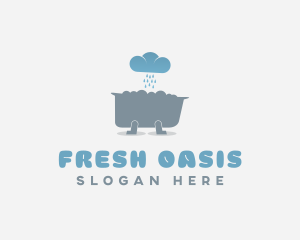 Weather Bath Tub logo design