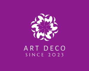 Deco - Massage Floral Meditation logo design