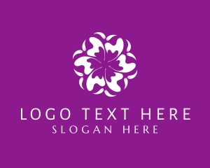 Massage Floral Meditation Logo