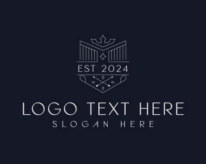 Business - Professional Crown Shield logo design