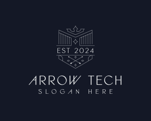 Professional Crown Shield logo design