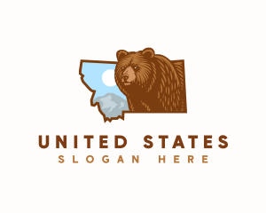 Montana Grizzly Bear logo design