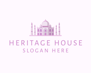Establishment - Purple Indian Temple Palace logo design