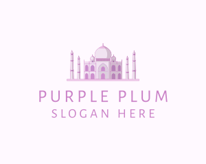 Purple - Purple Indian Temple Palace logo design