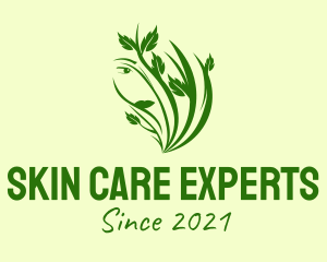 Green Organic Cosmetic  logo design