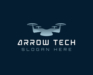 Drone Quadcopter Tech logo design