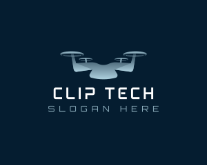 Drone Quadcopter Tech logo design