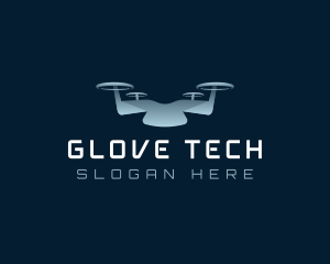 Drone Quadcopter Tech logo design