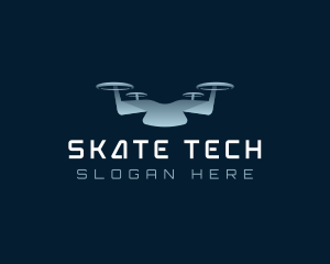 Drone Quadcopter Tech logo design