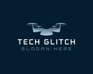 Drone Quadcopter Tech logo design