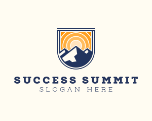 Summit Mountain Hike logo design