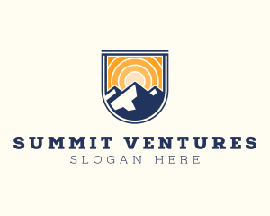 Summit Mountain Hike logo design