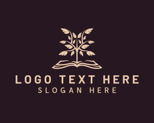 Bible Study - Book Tree Learning logo design