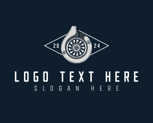 Turbo Engine Automotive logo design