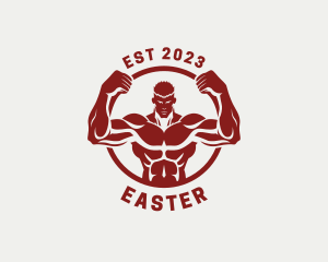 Fitness Muscle Training  Logo