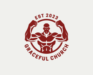 Fitness Muscle Training  Logo