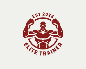 Fitness Muscle Training  logo design