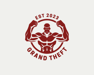 Bodybuilding - Fitness Muscle Training logo design
