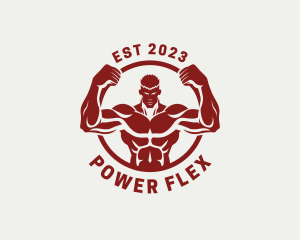 Muscle - Fitness Muscle Training logo design