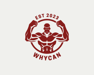 Bodybuilder - Fitness Muscle Training logo design