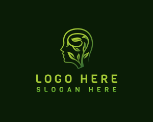 Person - Mental Leaf Health logo design