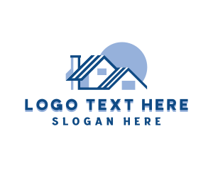 Roof - Roof House Real Estate logo design