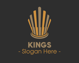 Elegant Royal Crown logo design