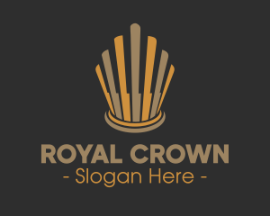 Elegant Royal Crown logo design