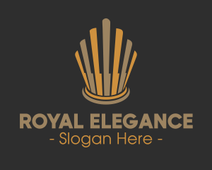 Elegant Royal Crown logo design