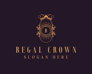 Luxury Royalty Crown logo design