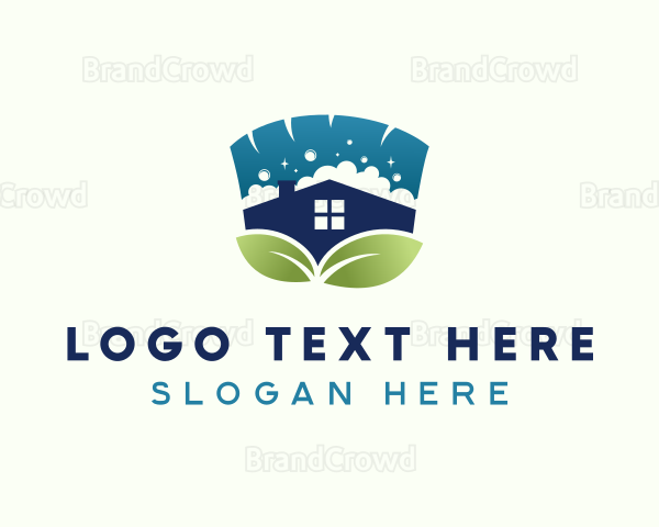 Cleaner Broom Housekeeper Logo