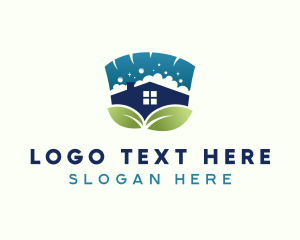 Home - Cleaner Broom Housekeeper logo design