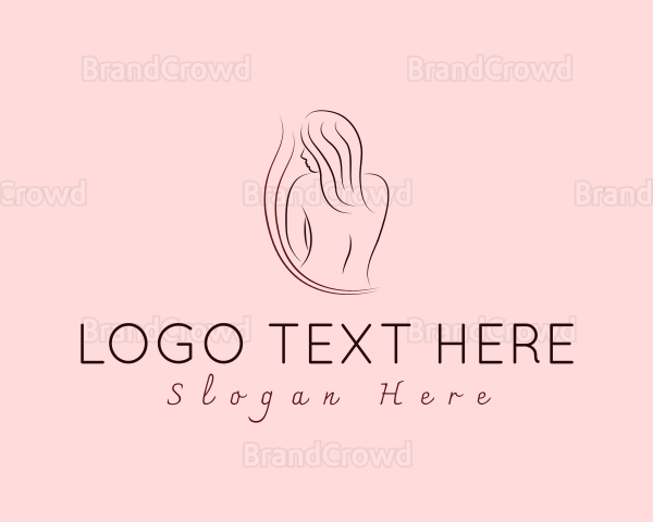 Feminine Nude Dermatology Logo