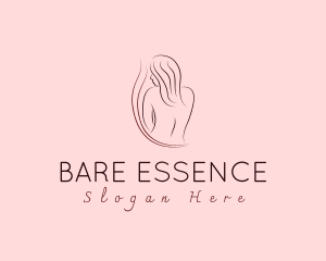 Feminine Nude Dermatology logo design