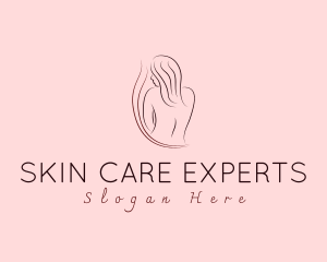 Feminine Nude Dermatology logo design