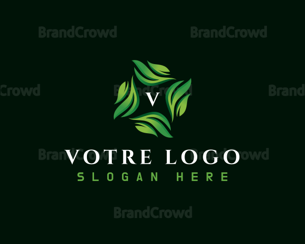 Luxurious Leaf Floral Logo