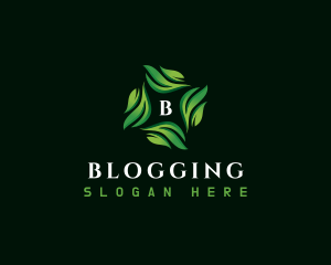 Event Styling - Luxurious Leaf Floral logo design