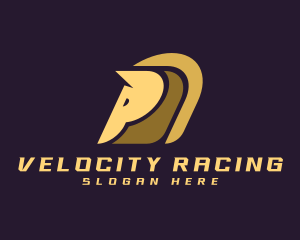 Golden Horse Race logo design