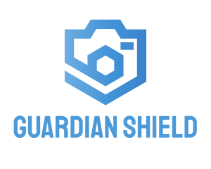Photography Camera Shield logo design