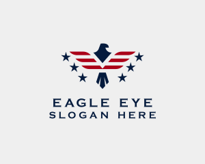 American Patriot Eagle logo design