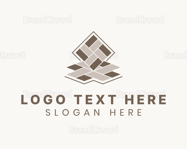 Floor Tiles Pattern Logo