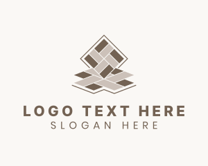 Interior Design - Floor Tiles Pattern logo design