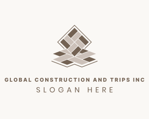 Floor Tiles Pattern Logo