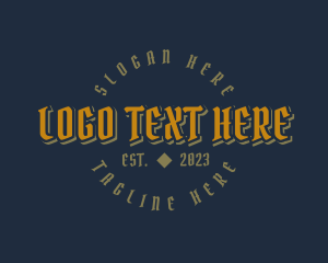 Branding - Masculine Urban Badge logo design