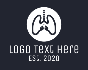 Oxygen - Poisonous Snake Lungs logo design