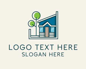 Lawn - House Tree Realty logo design