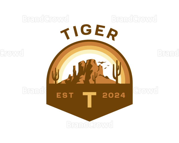 Trekking Desert Rock Logo