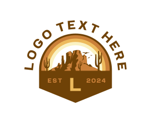 Trekking Desert Rock Logo