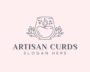 Artisanal Candle Souvenir logo design